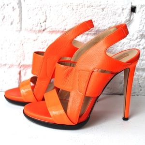 Reed Krakoff Neon Orange Heels